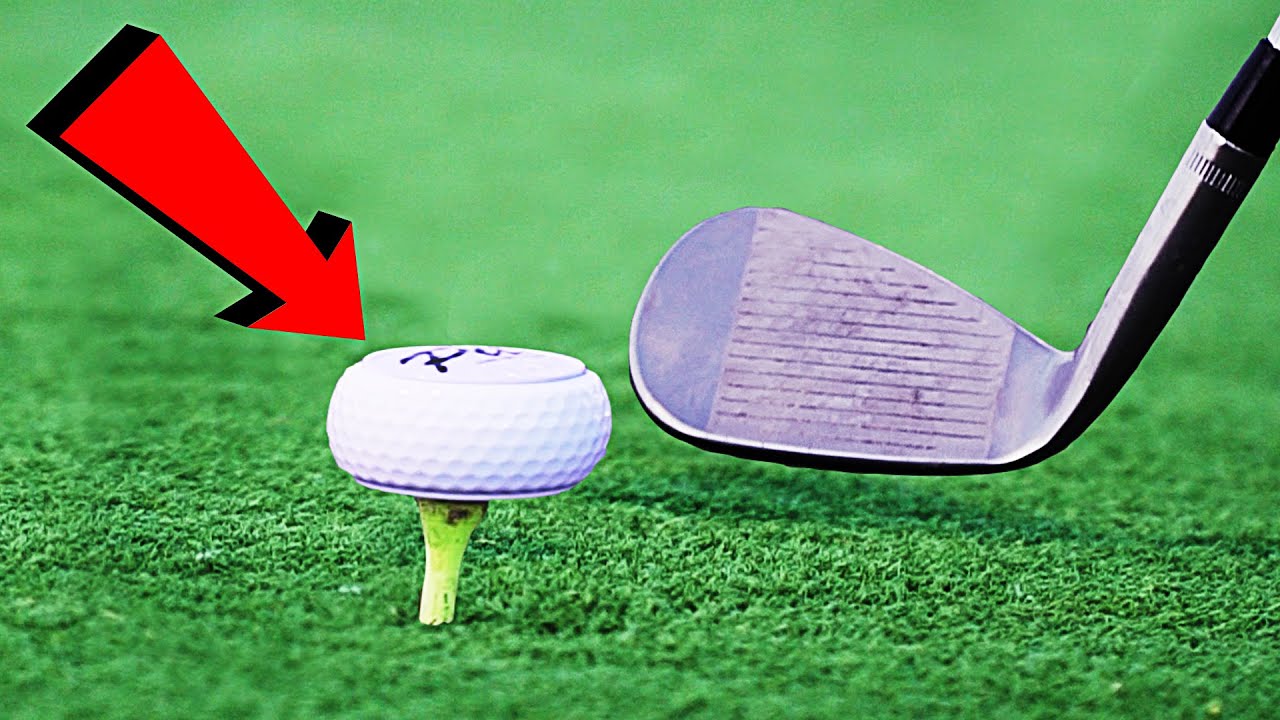 The WORLD'S Only Flat Golf Ball?!? - YouTube