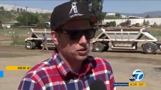 MOTORCYCLIST JUMPS OVER 60 FWY IN MORENO VALLEY