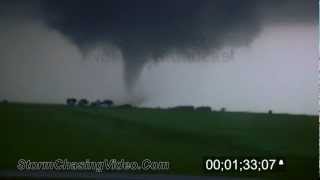 4/14/2012 Cherokee, OK Tornado Footage Stock Video