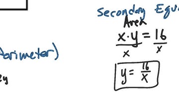 CALC - 4.4 Optimization Notes Part 1