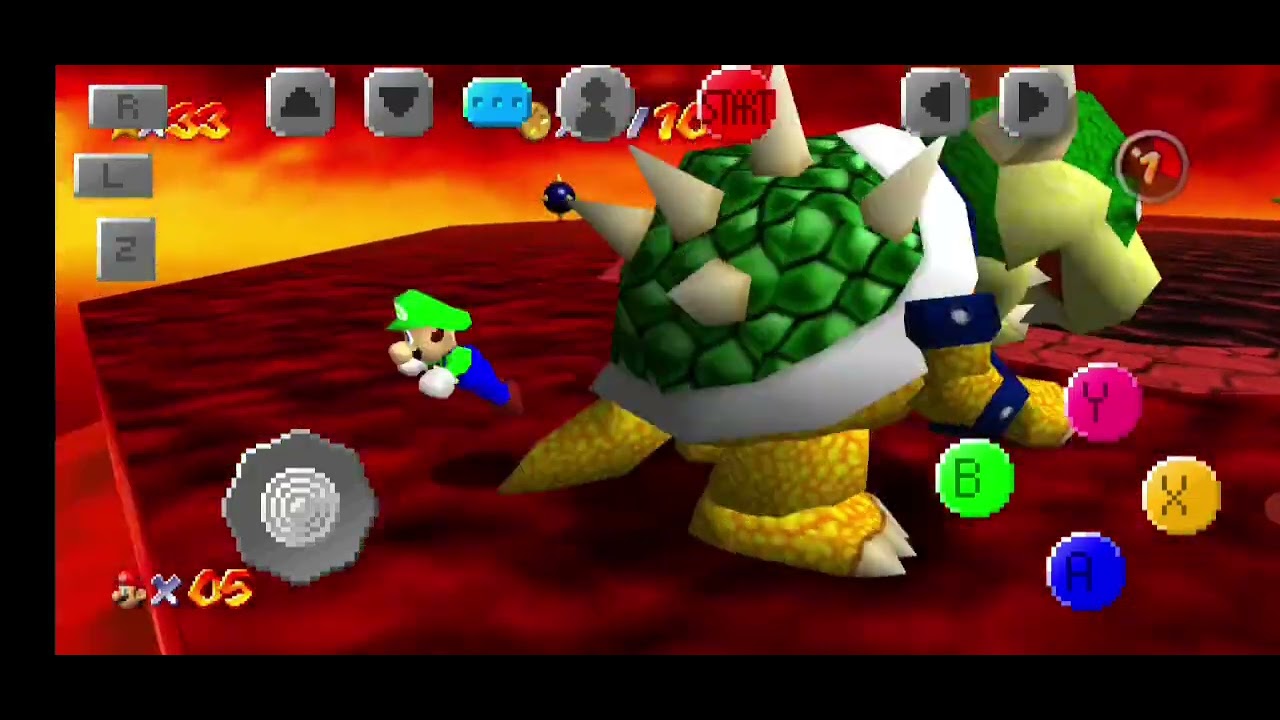 Super Mario 64 Multiplayer Jefes Brutales (modo ayudante activado XD)