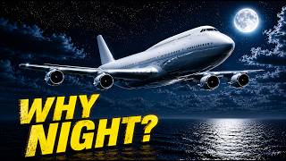 Why Do Planes Cross The Atlantic At Night? The Real Reason Explained.