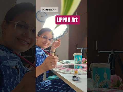 LIPPAN art Work /  LIPPAN Art Tutorial / Mirror Art #lippanartwork #lippanart #artworkshop #shorts