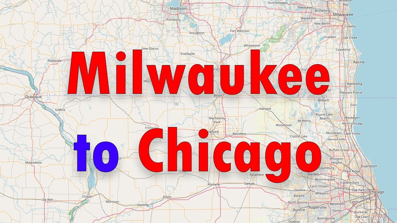 Milwaukee to Chicago Drive (TimeLapse) YouTube