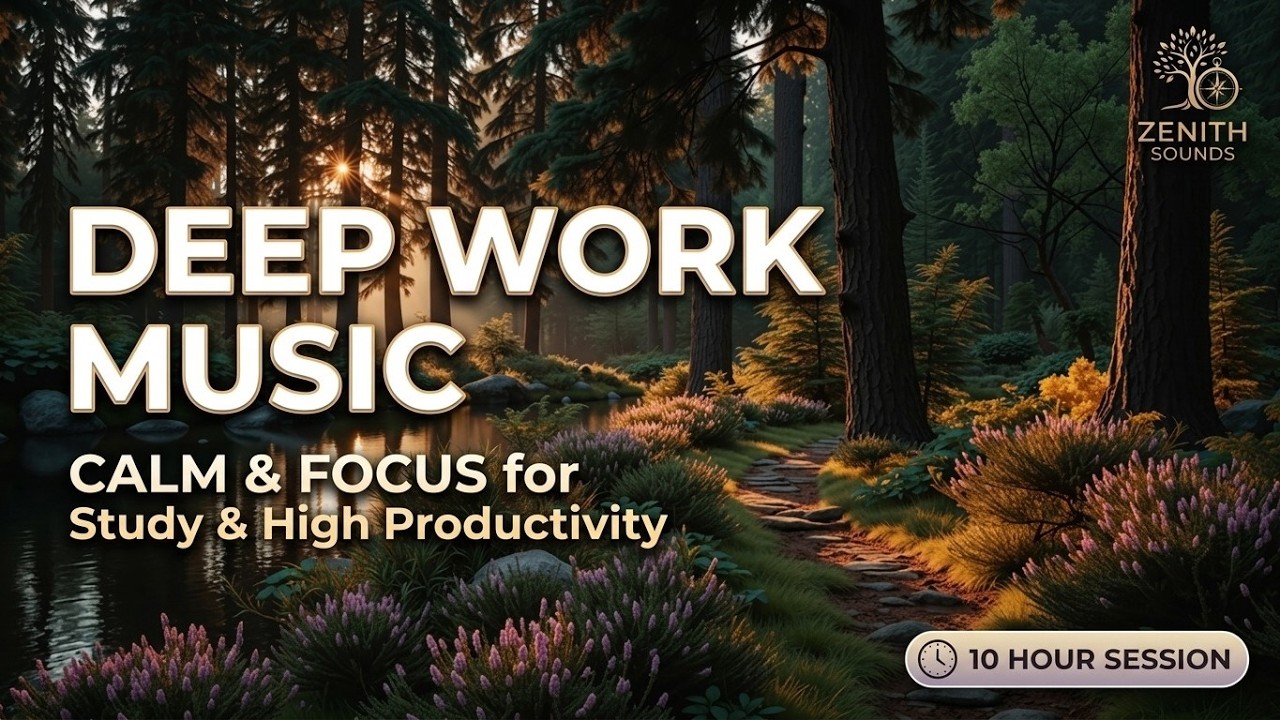 Музыка для глубокой концентрации, работы и продуктивности | Calm Earth Chill