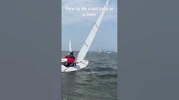 How to roll tack in a laser #sailing #laser #sailboat