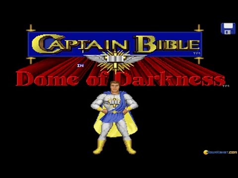 Captain Bible in the Dome of Darkness gameplay (PC Game, 1994)