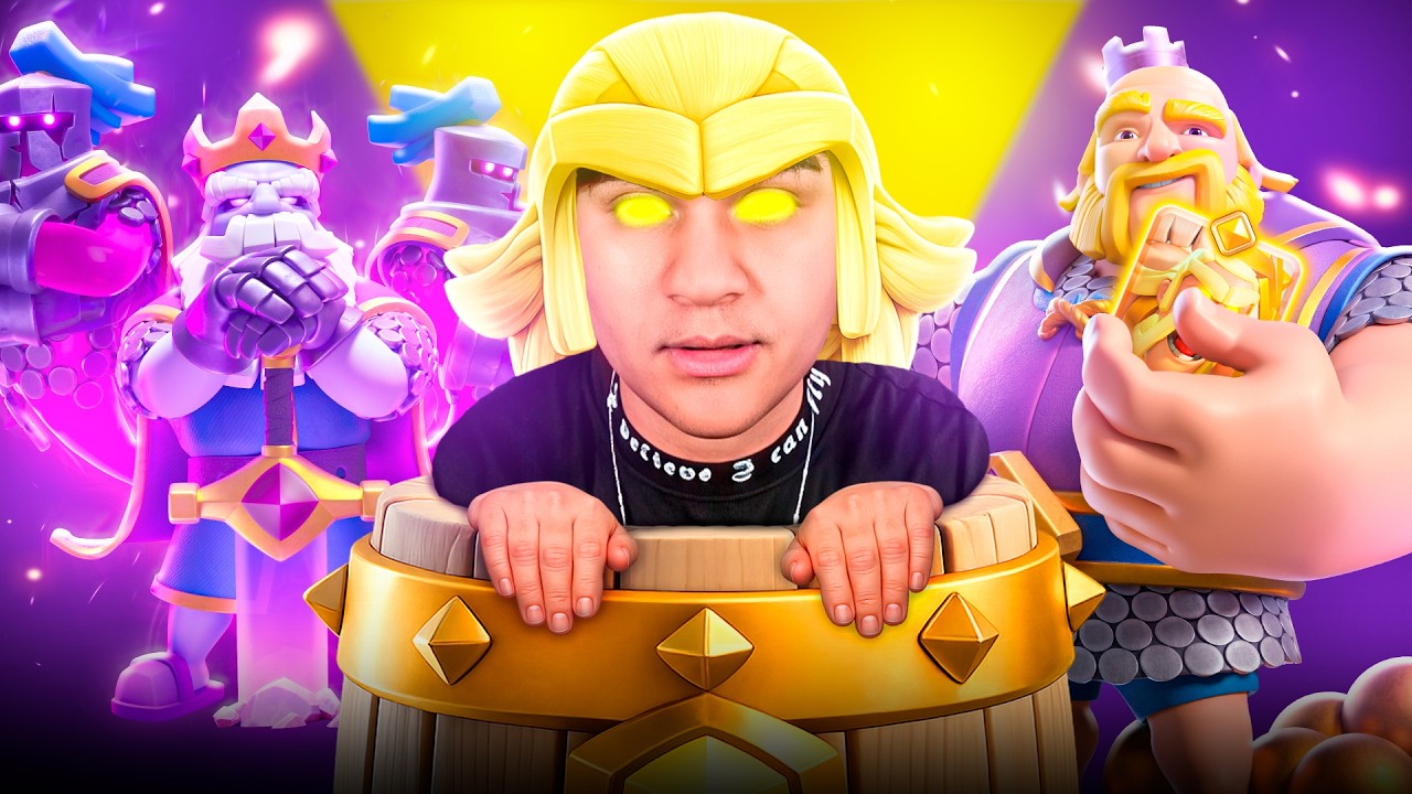 O GIGANTE REAL Vai QUEBRAR o CLASH ROYALE Com O BARRIL De BÁRBARO HERÓI!
