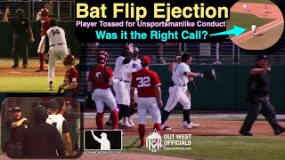 Bat Flip Ejection - Umpires Eject College Batter for Game-Tying Grand Slam Flip...What's the Rule