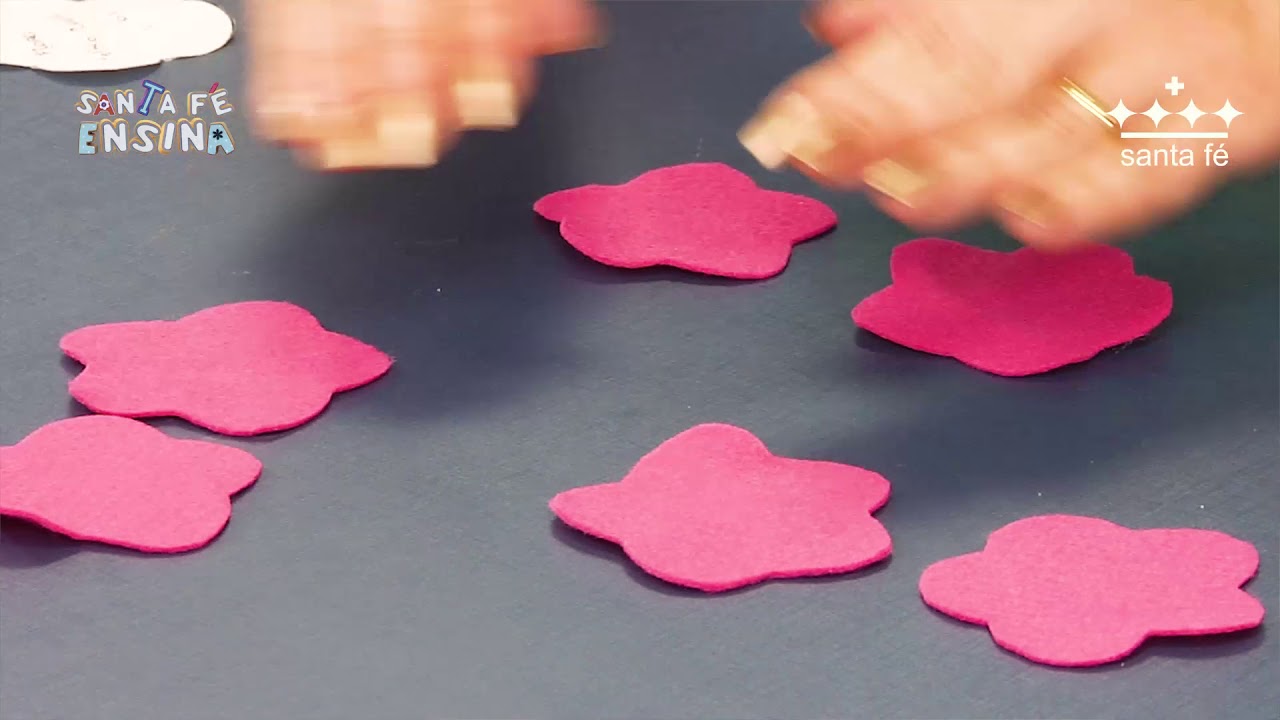 Santa Fé Ensina -  Wanda Fornazieri - Chaveiro Flor