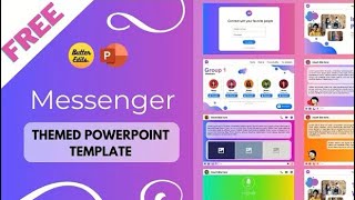 Messenger Themed PowerPoint Template Free (Download)