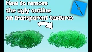 How to remove OUTLINES on textures in Roblox Studio