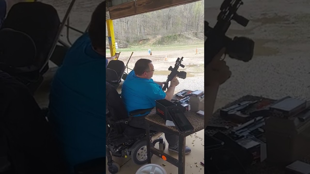 60 rounds from a 7 inch m16 full auto