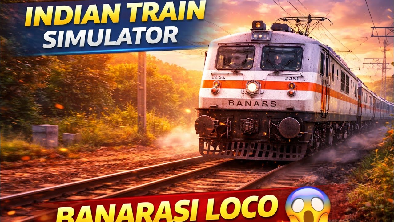 Indian Train Simulator 🚆 | Banarasi Loco Mode Full Journey 😱🔥