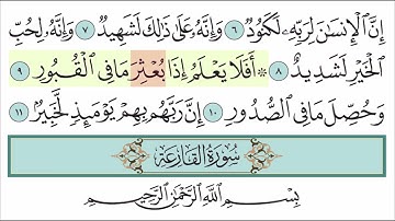 سورة العاديات ٧-١١ (تتبع)