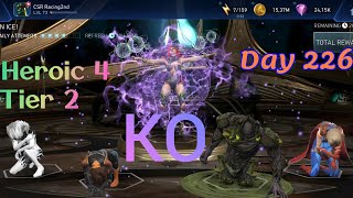 Injustice 2 Mobile. New Account f2p. Day 226 On Ice solo raid Heroic 4 Tier 2 is done