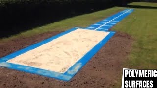 Long Jump Pit Installation in Westminister, London | Long Jump Pit Construction UK by Polymeric Surfaces 245 views 2 years ago 2 minutes, 18 seconds