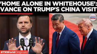 “I Feel Like Home Alone!”: JD Vance Jokes As Trump Lands In China Amid Iran Crisis