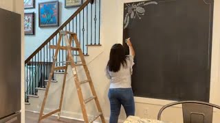Watch this BEFORE you paint a chalkboard on your wall!