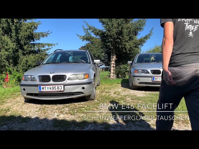 BMW E46 Scheinwerferglas tauschen 