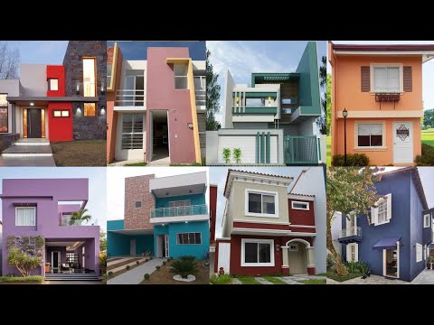 100 Colores De Pintura para Casa 2024🎨 / Diseños de Fachadas de Casas Bonitas