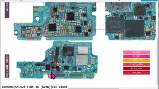 Samsung S20 Plus 5G/SM-G986 Display Light iC Problem Solution.Samsung S20 Plus 5G LCD Light iC Ways✅