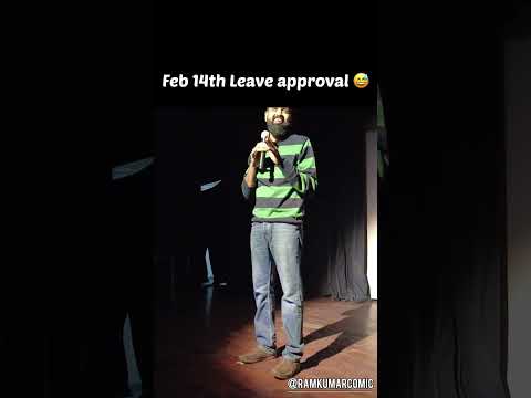 Valentines Dayக்கு leave approve பண்ணிட்டா மட்டும் 😅 |Crowd Work | Tamil Standup #shorts