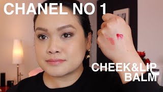 NEW CHANEL no.1 Cheek & Lip Balm in Red Camelia and Healthy Pink