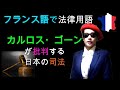 フランス語でカルロス・ゴーンが批判する日本の司法