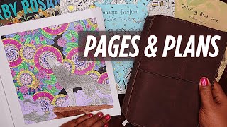 Completed Pages (Dec 2025) & Plans (Jan 2026) | Adult Coloring