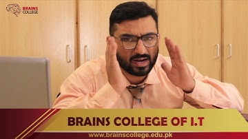 Brains college (Graphic Designing) course information.