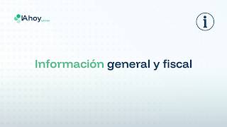 Información general y fiscal