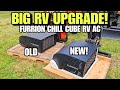 Exclusive furrion chill cube install ac upgrade variable speed inverter rv ac