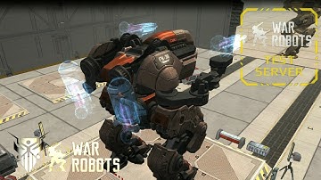 War Robots: New heavy spiral prototype weapons testing-  [2.6] test server gameplay.