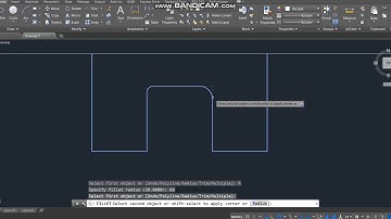 AutoCAD: How to fillet and chamfer the objects