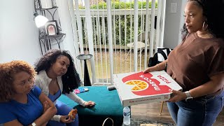 Hope says something crazy to Lacreesha and she moves a table out the way to make her shut up