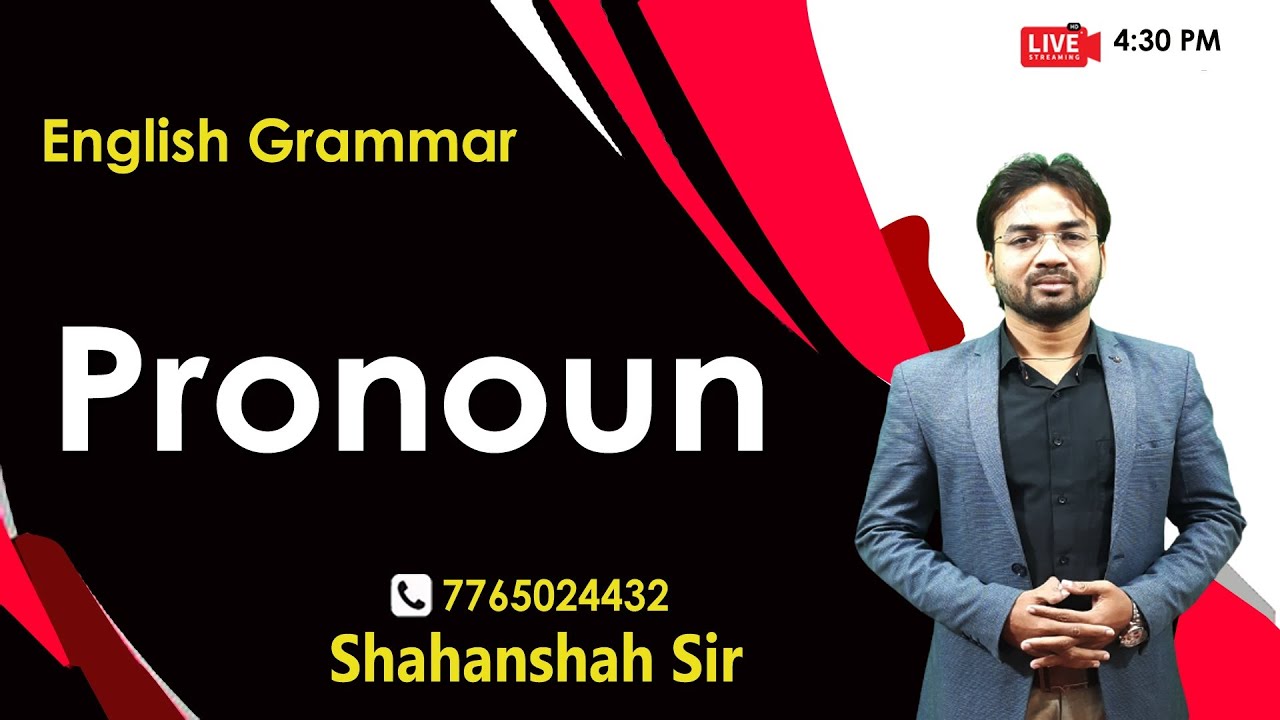 Pronoun Parts of Speech Types of Pronoun English Grammar Pronoun