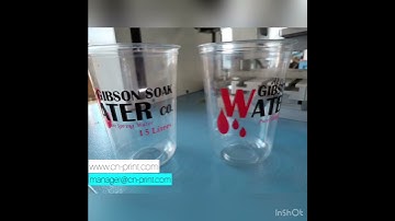 Plastic cup screen printing machine with servo system