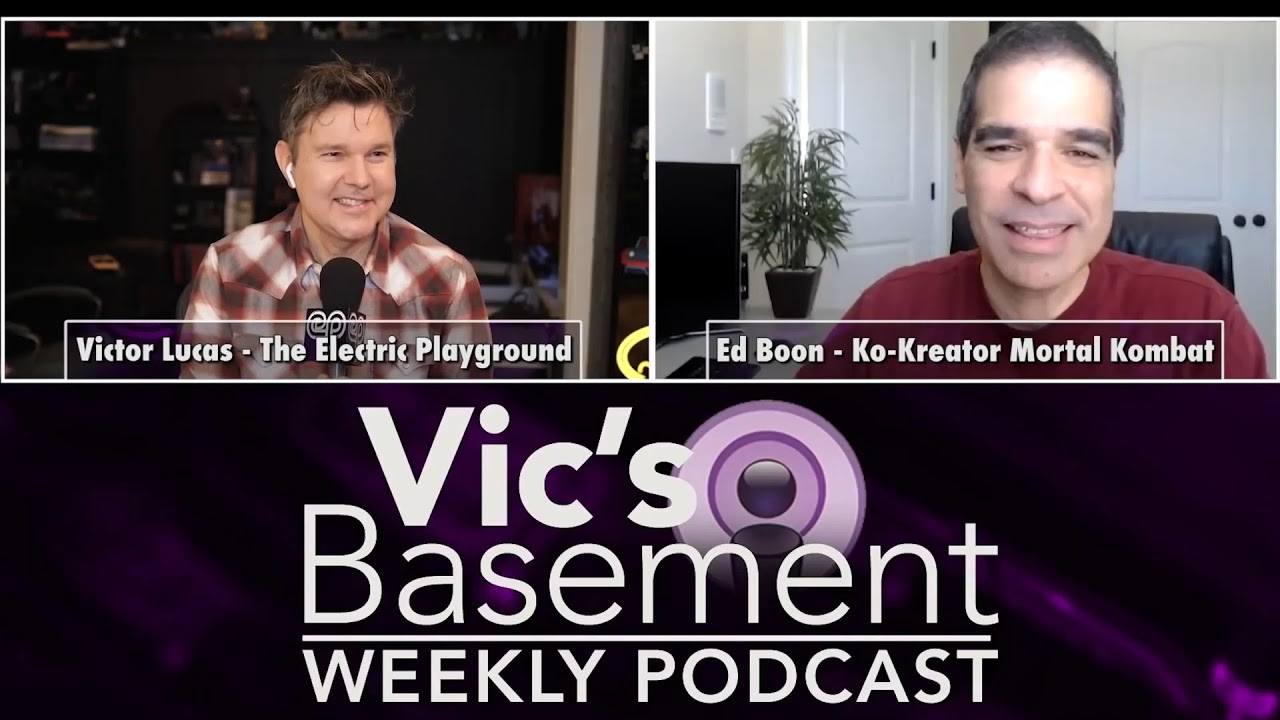 Ed Boon Mr Mortal Kombat Himself - Talking About Mileena!! (Vic's Basement Weekly Podcast)