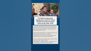 Peninjauan Kembali Silfester Matutina Gugur di PN Jaksel, Hakim Anggap Tak Bersungguh-sungguh