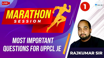Most Important Question for UPPCL JE - 1 | Marathon Session | Mock Test | SSC JE Exam | Rajkumar Sir