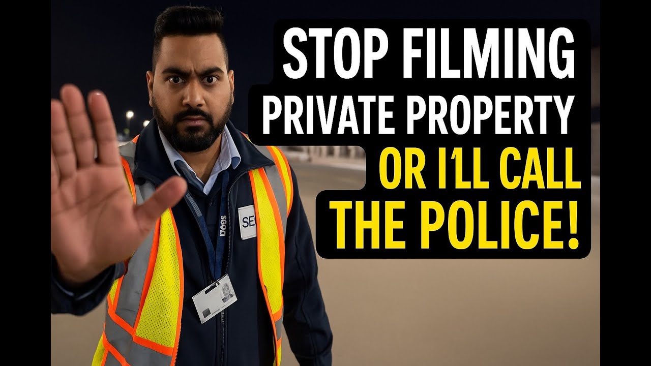 "Stop Filming Private Property! NOW The Police Are Coming