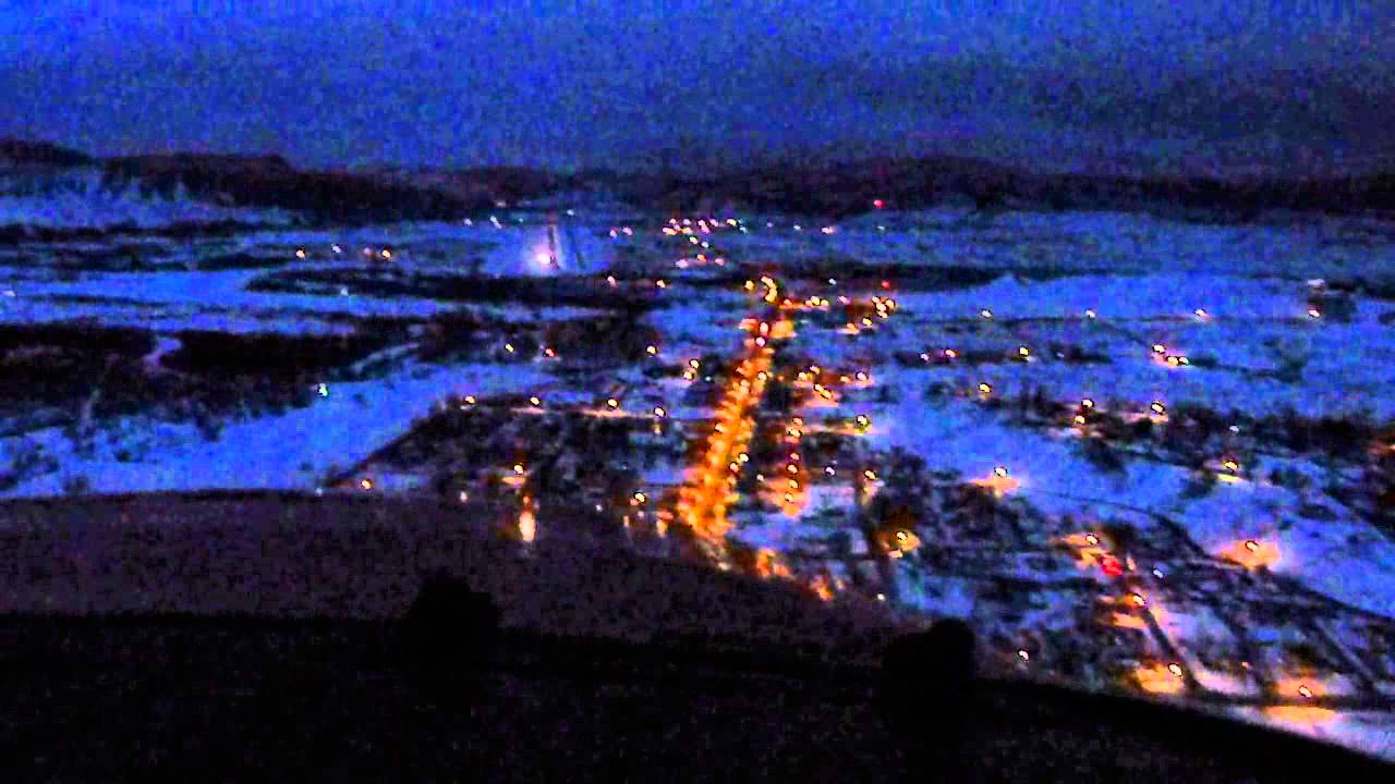 Night Landing at Rangely Airport YouTube