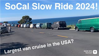 California Street Vans SoCal Slow Ride 2024 #13 largest van cruise yet? #vanning #boogievan