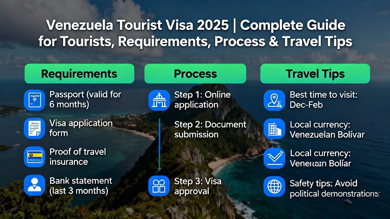 Venezuela Tourist Visa 2025 | Complete Guide for Tourists, Requirements, Process & Travel Tips