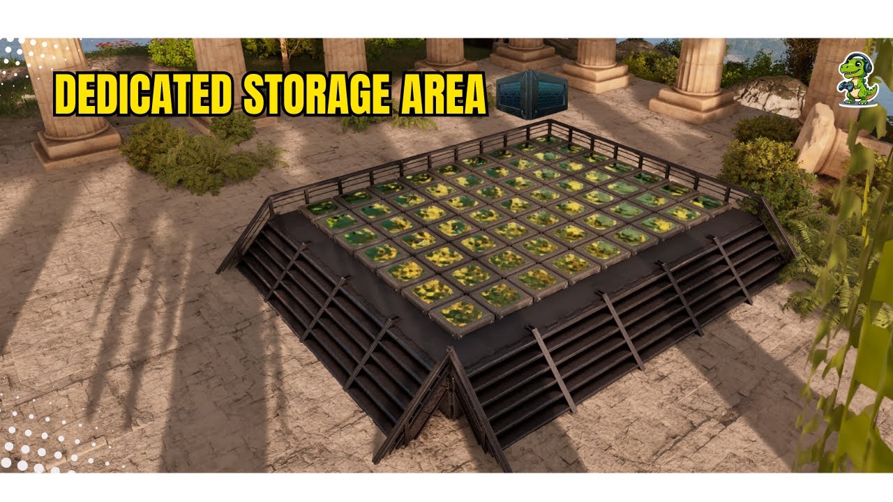 Ultimate Dedicated Storage Area | Epic Build Tutorial | ARK: Survival ...