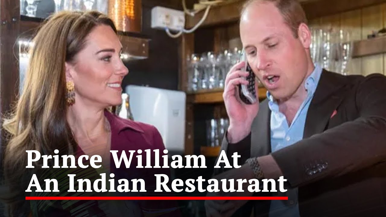 Prince William Helps Out At Indian Restaurant In Birmingham, Takes Booking