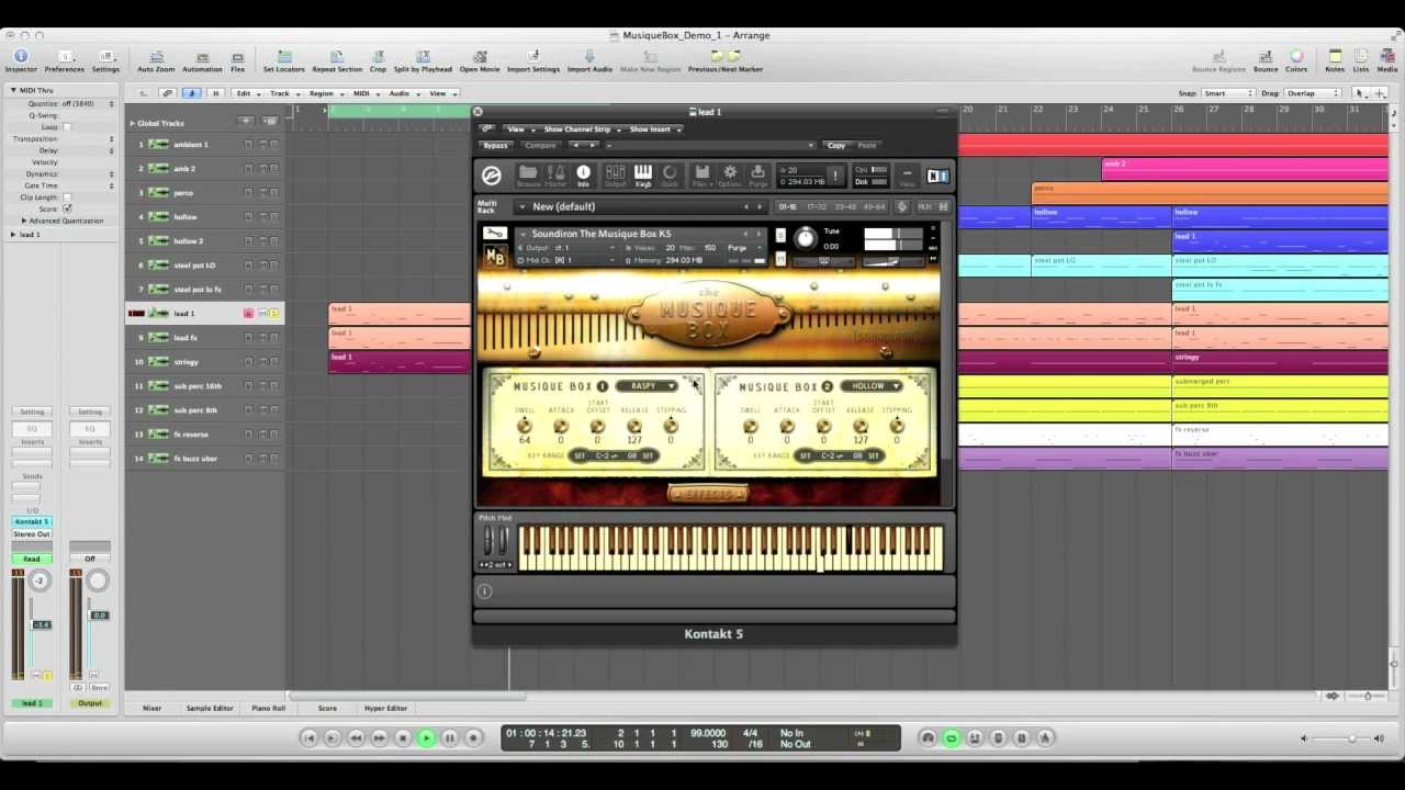 Soundiron - The Musique Box -  "De-Composing" Demo Walk-through by Brad Halverson