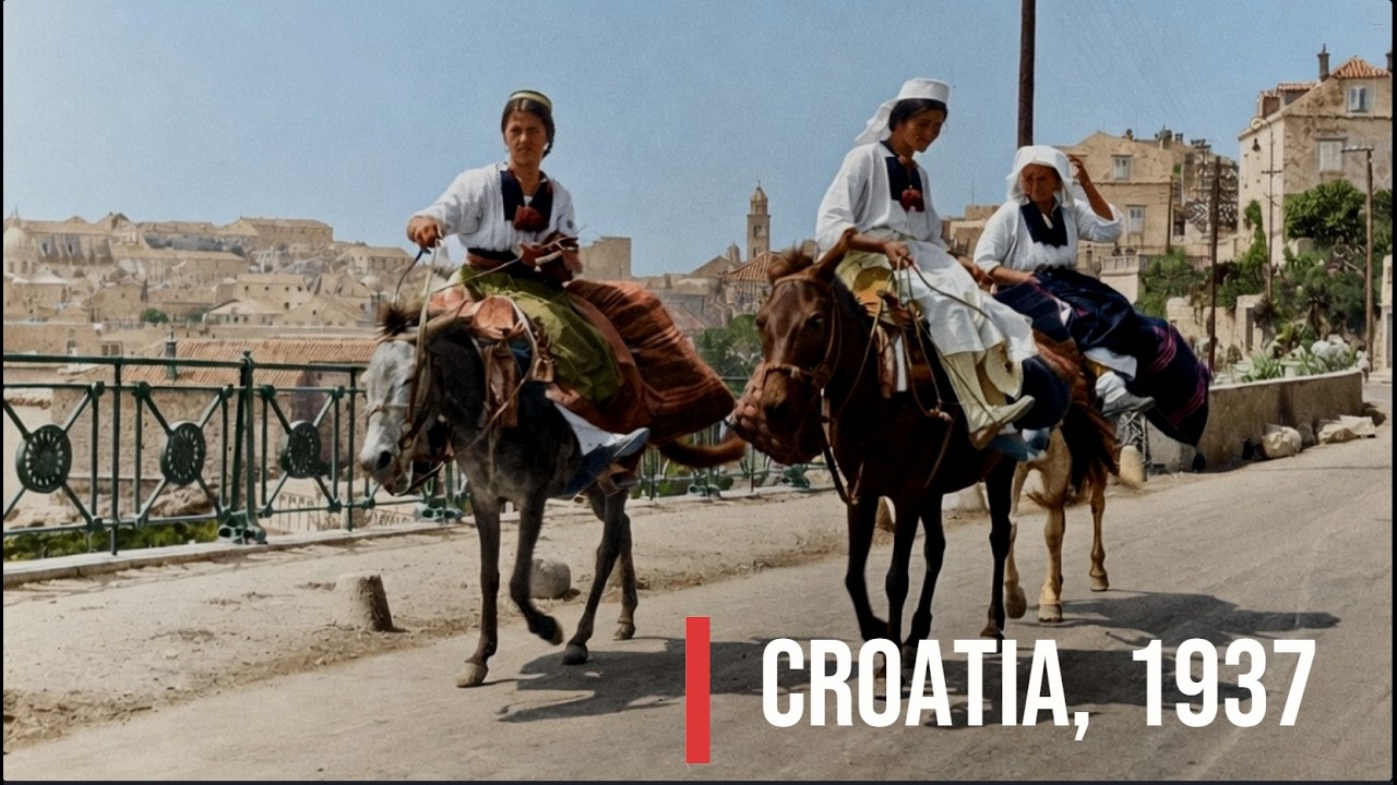 Croatia, 1938: Zagreb and Dalmacija