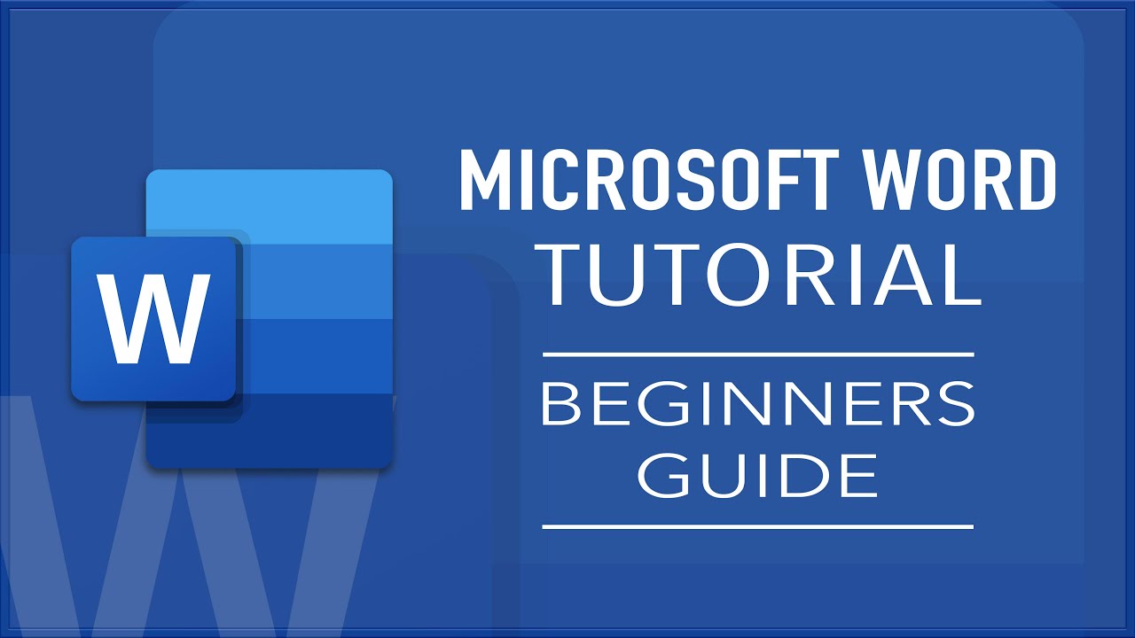 Microsoft Word Tutorial For Beginners How To Use Microsoft Word